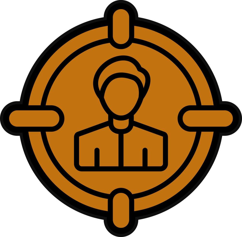 design de ícone de vetor de público-alvo