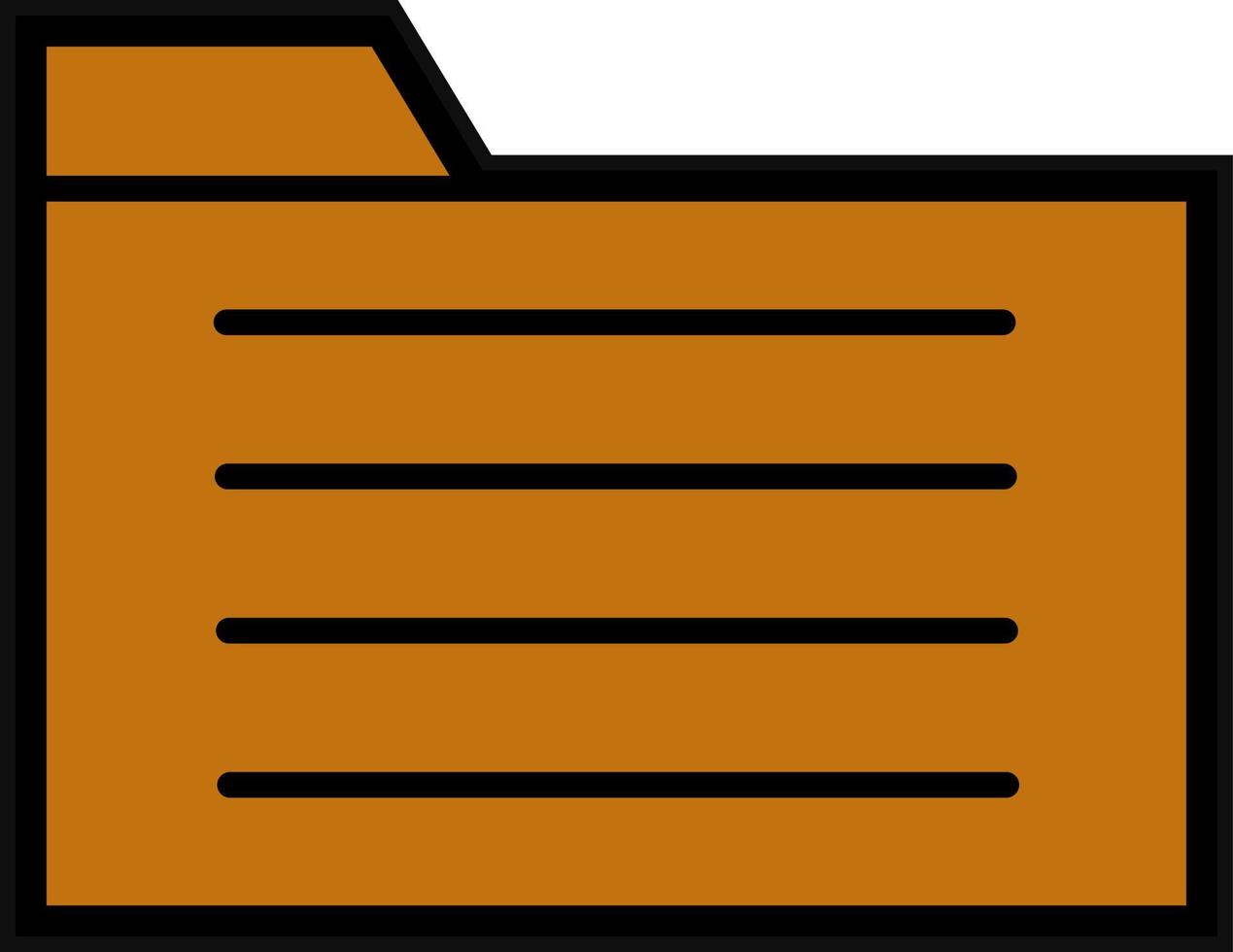 design de ícone de vetor de pasta