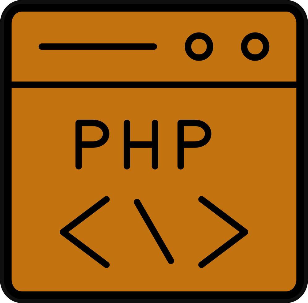 php codificação vetor ícone Projeto