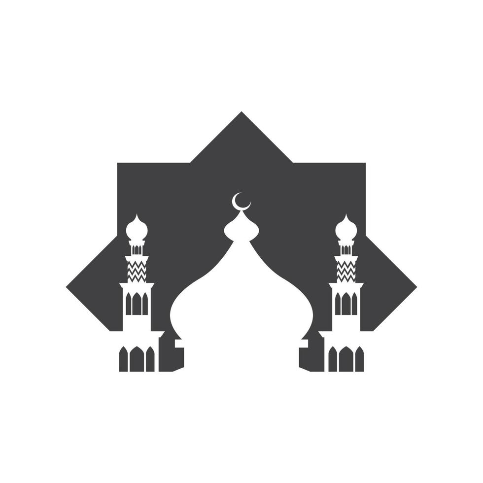 islâmico mesquita logotipo Projeto vetor modelo ilustração