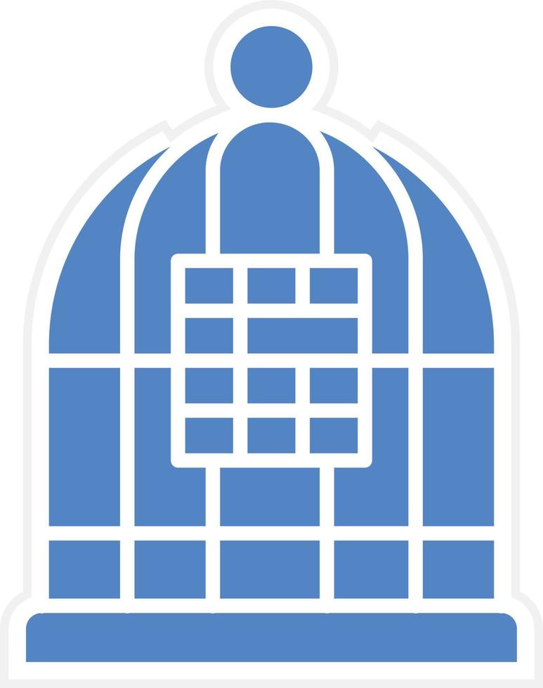 design de ícone de vetor de gaiola