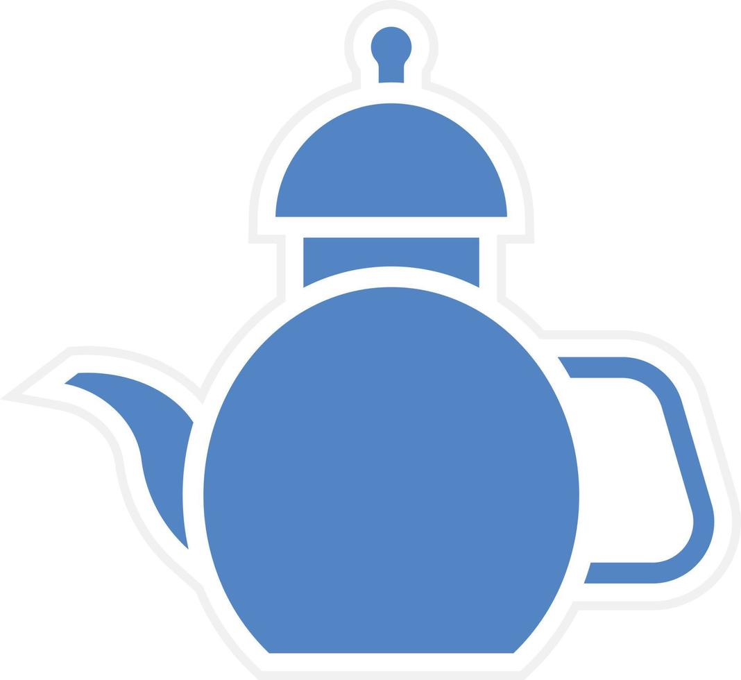 design de ícone de vetor de bule de chá