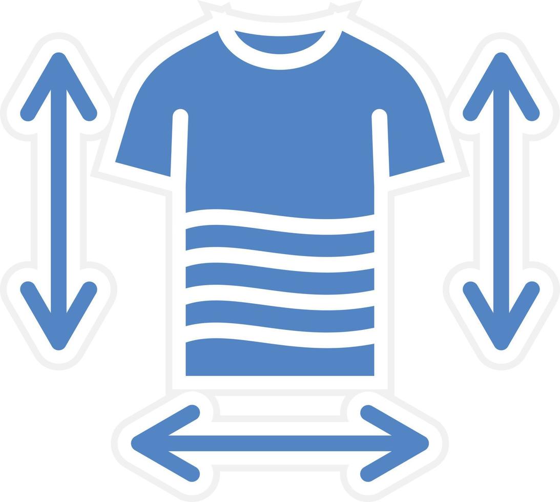 roupas medição vetor ícone Projeto