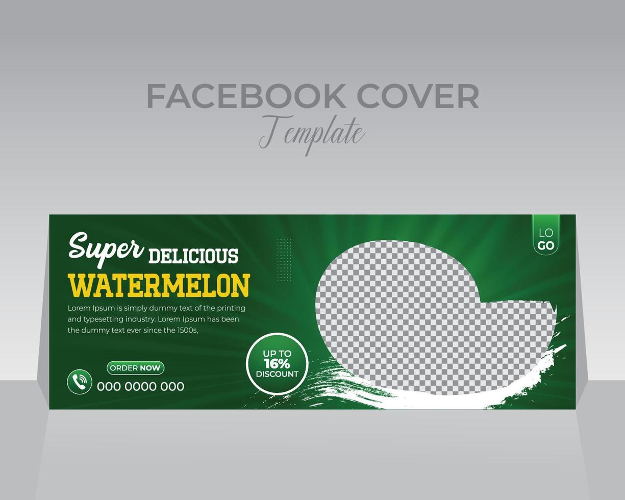 Comida Facebook cobrir modelo Projeto vetor