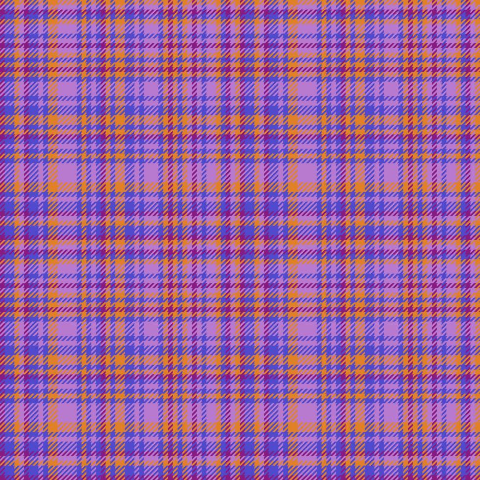 Verifica desatado fundo. tartan padronizar vetor. têxtil textura tecido xadrez. vetor