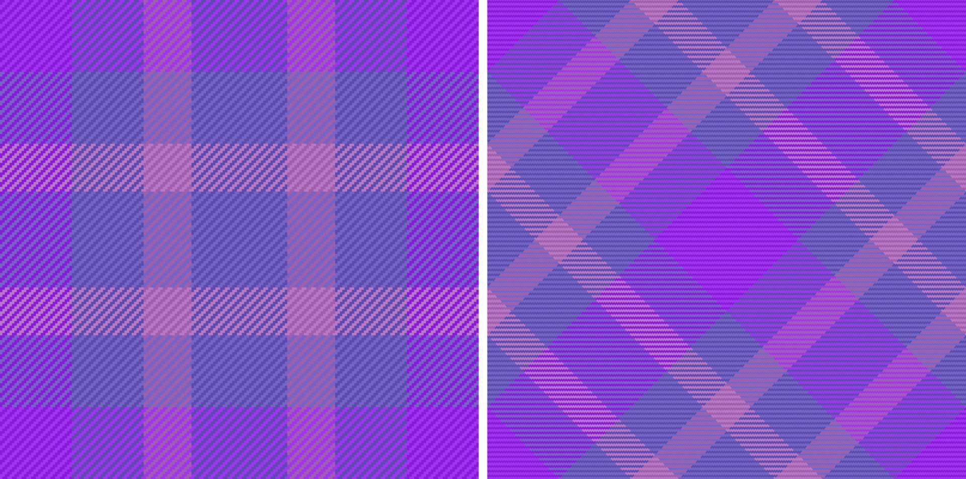 Verifica padronizar têxtil. fundo textura vetor. desatado tartan xadrez tecido. vetor