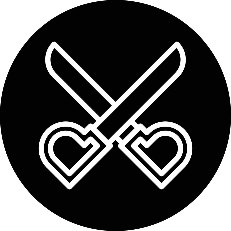 design de ícone de vetor de tesoura