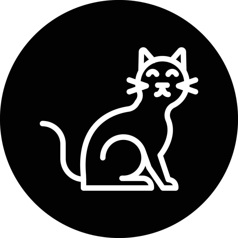 design de ícone de vetor de gato