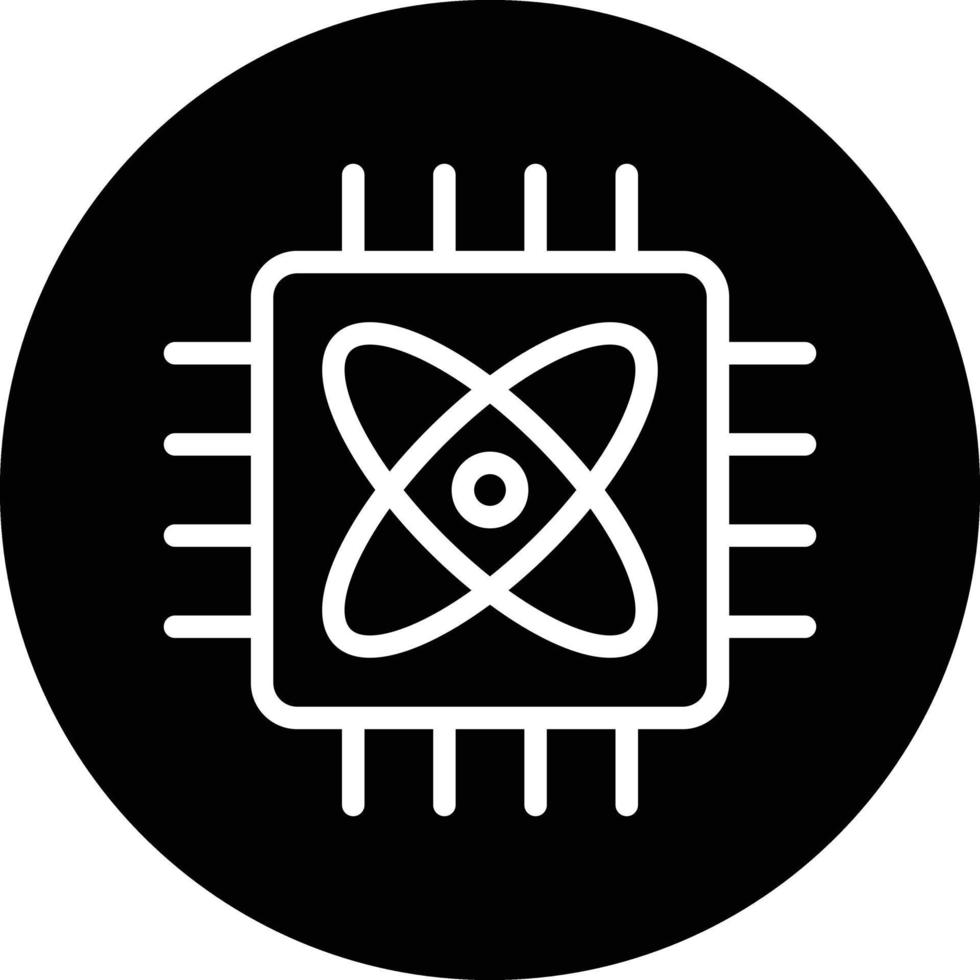 quantum Informática vetor ícone Projeto
