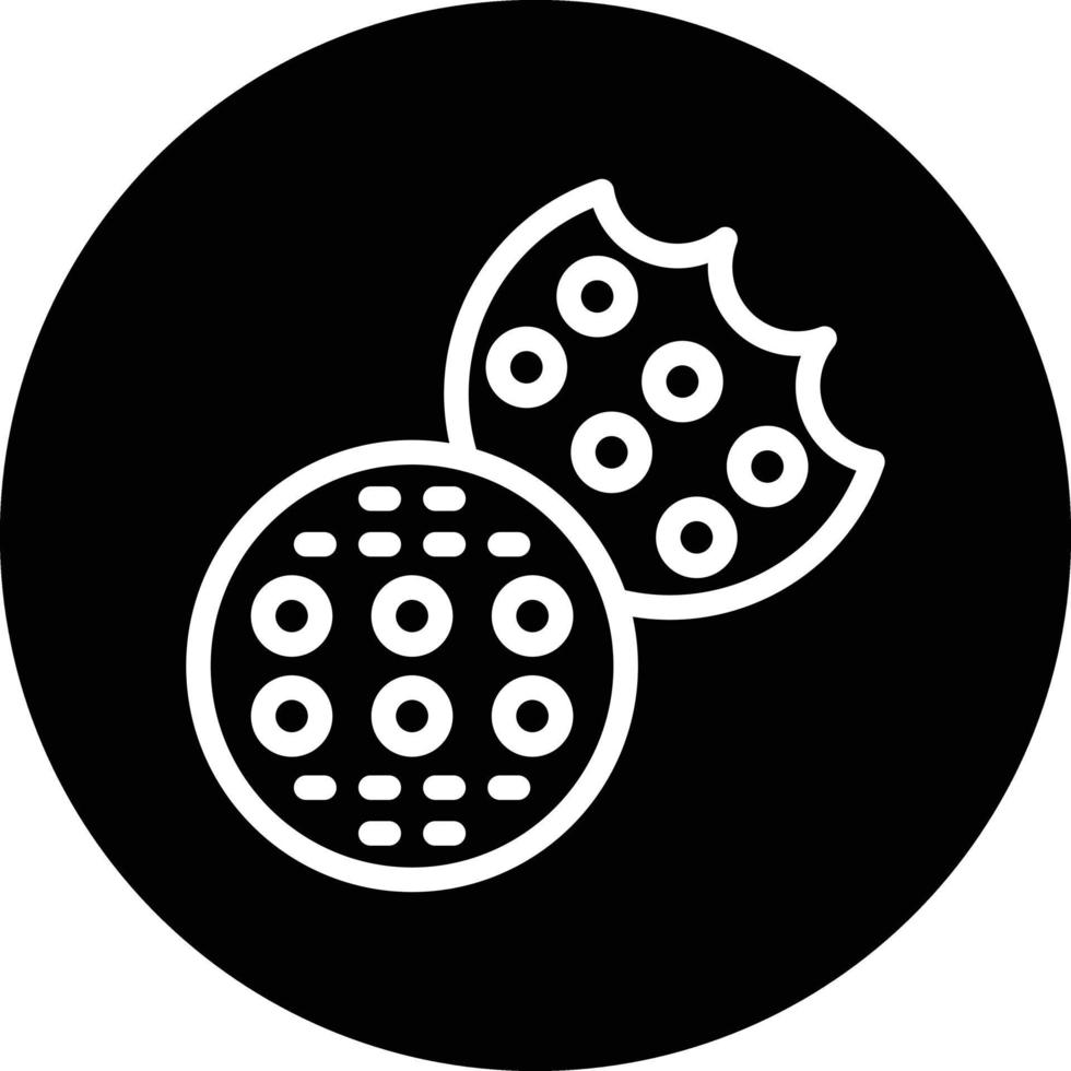 design de ícone de vetor de biscoito