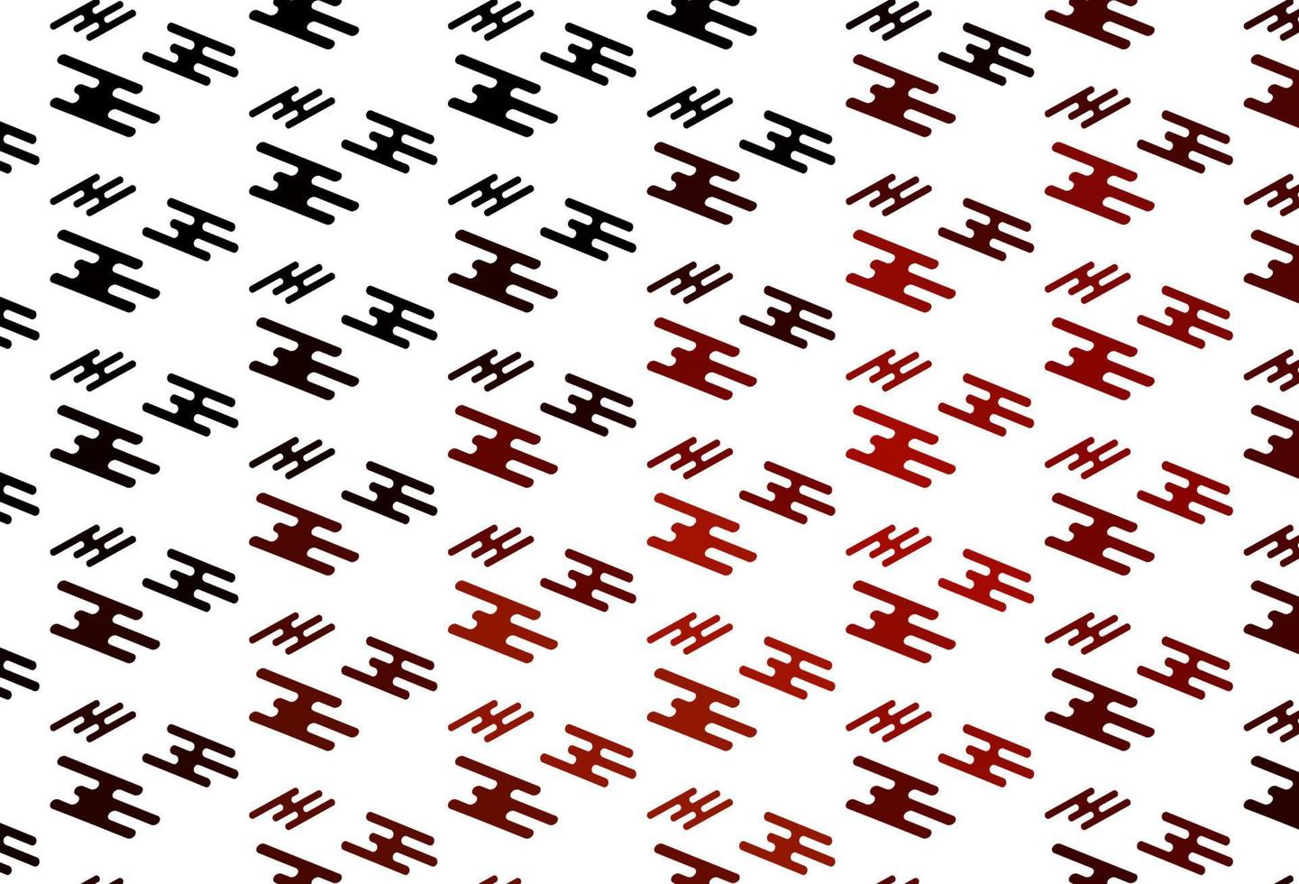 modelo de vetor vermelho claro com varas repetidas.