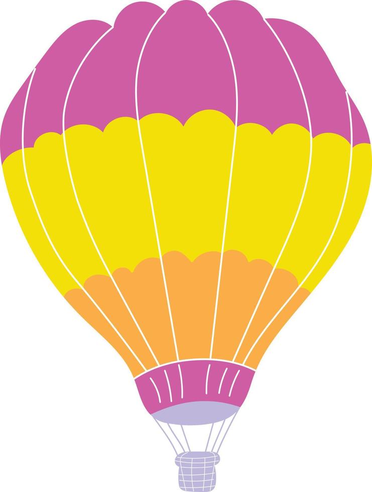 ilustração de balão de ar quente vetor