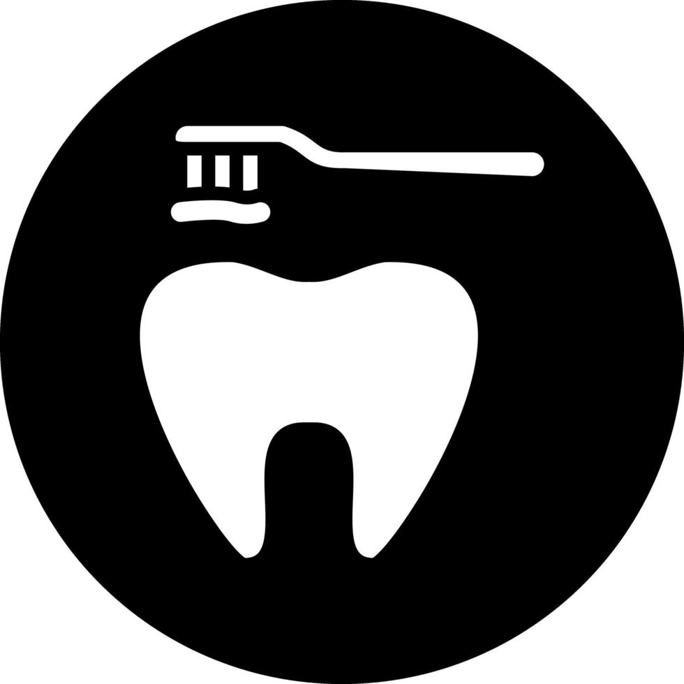 limpeza dente com escova vetor ícone Projeto