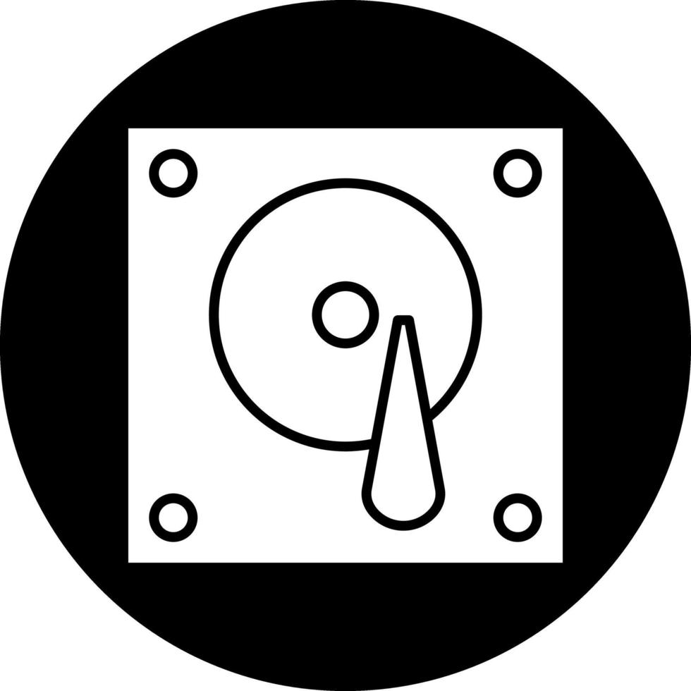 design de ícone de vetor de disco rígido