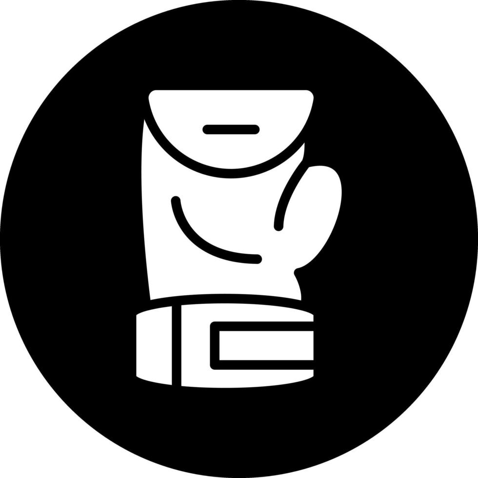 design de ícone vetorial de luvas de boxe vetor