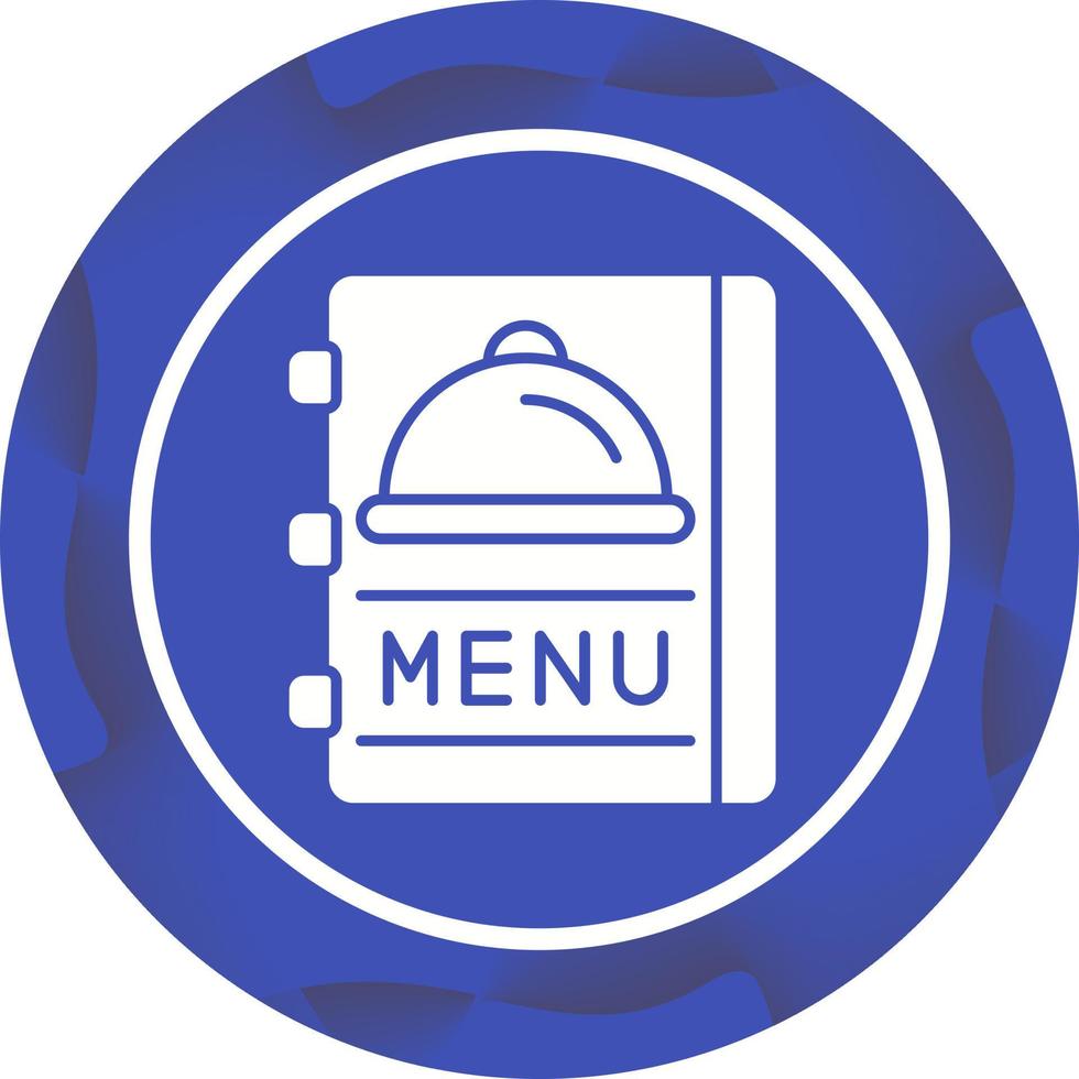 ícone de vetor de menu de comida