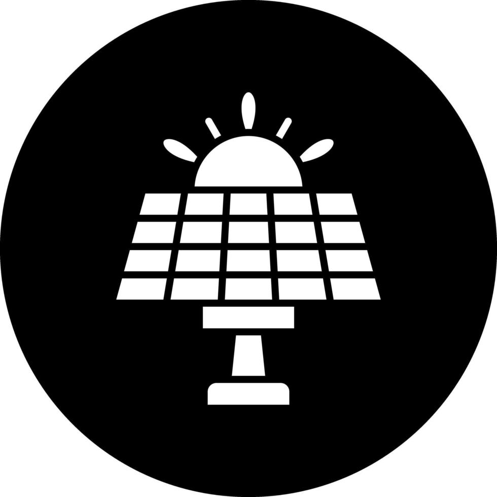 design de ícone de vetor de energia solar