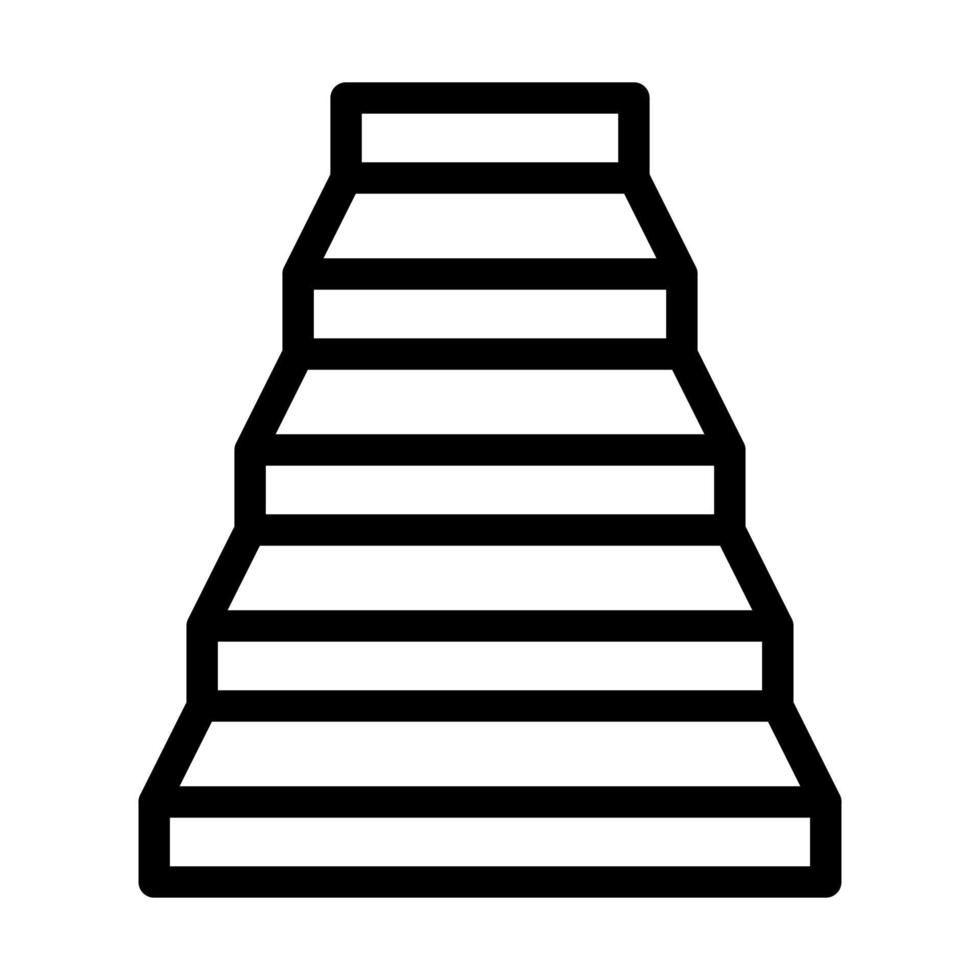 design de ícone de escada vetor