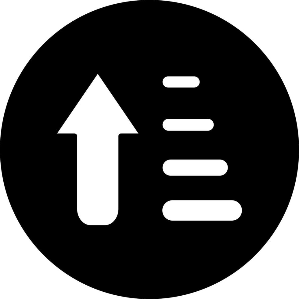 design de ícone vetorial de classificação vetor