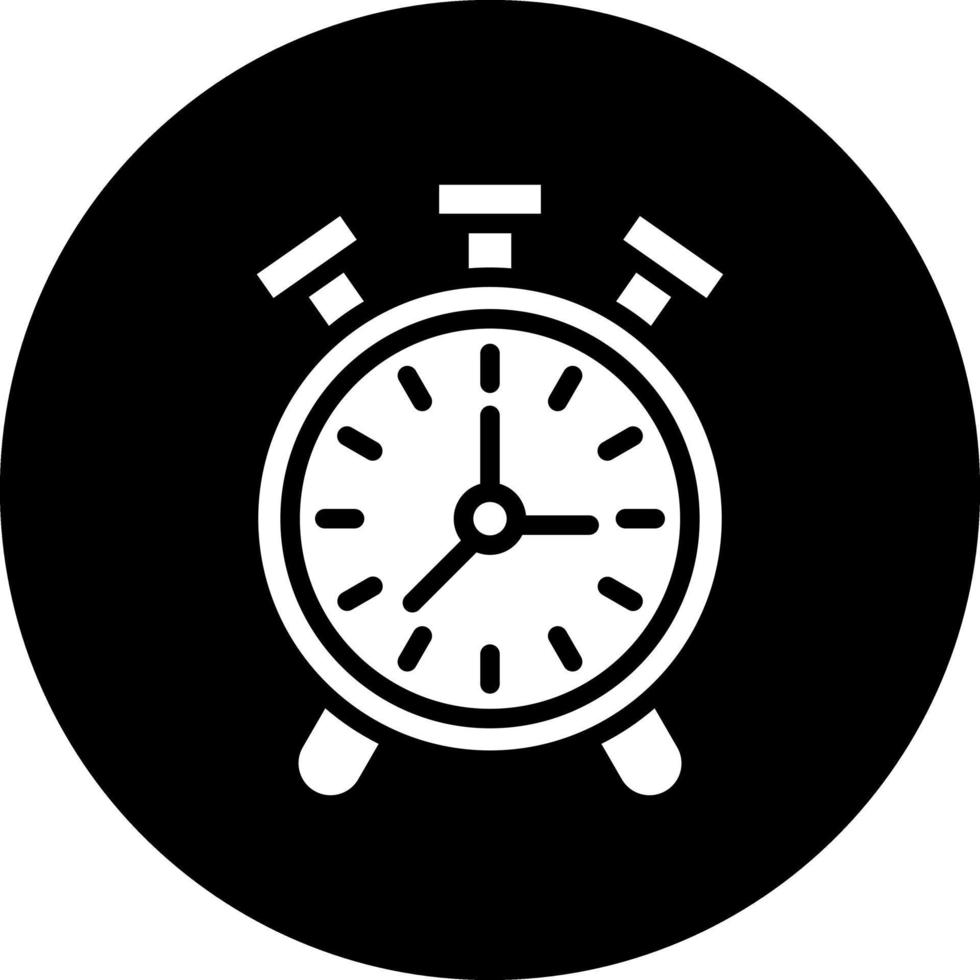 design de ícone de vetor de despertador