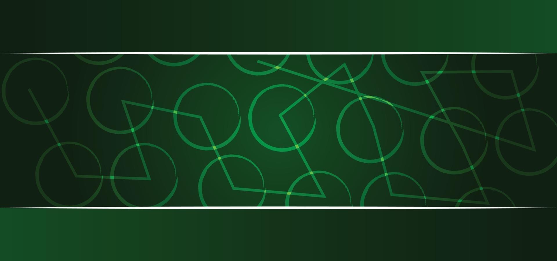 padrão geométrico verde fundo bonito ou banner vetor