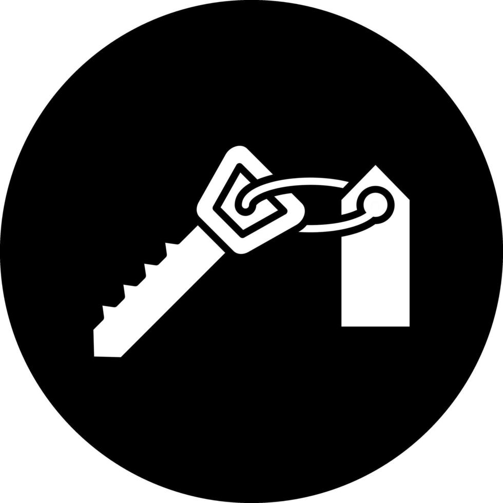design de ícone de vetor de chave de quarto