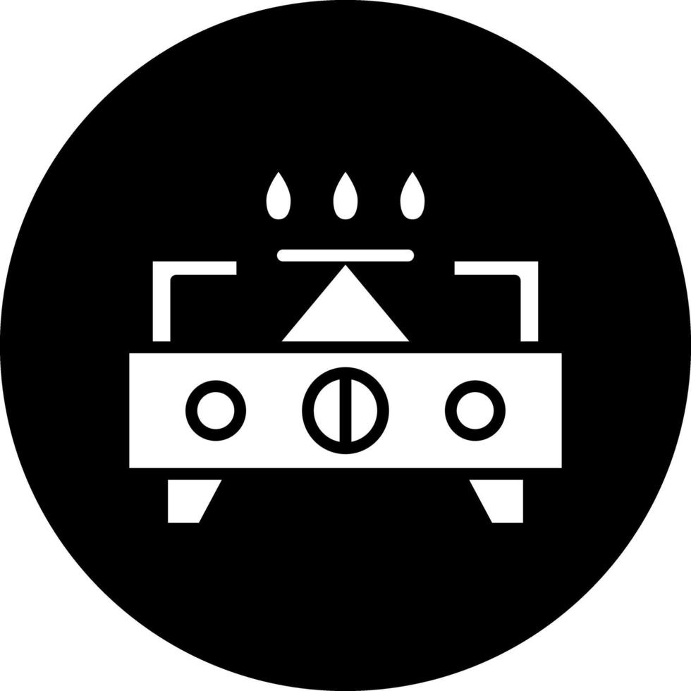 design de ícone de vetor de fogão