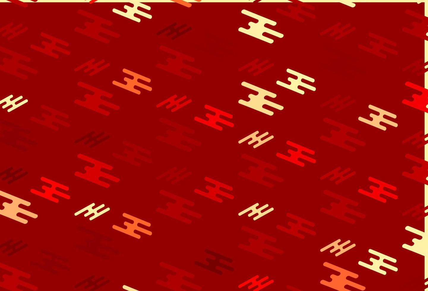 textura vector vermelho claro com linhas coloridas.