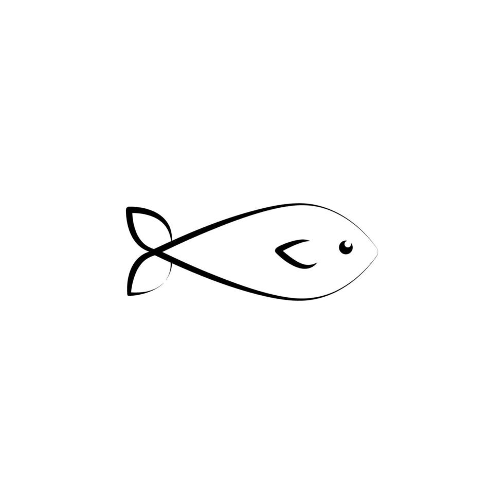 peixe, biologia vetor ícone ilustração