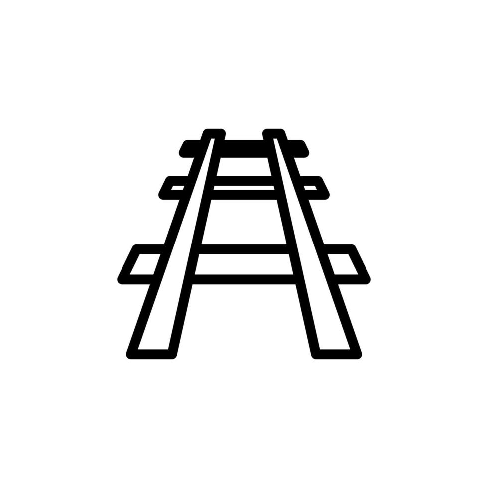 estrada de ferro vetor ícone ilustração