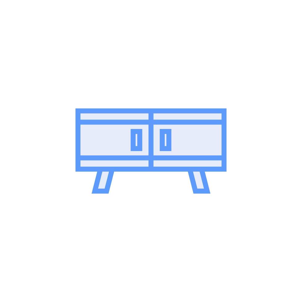 mesa ícone vetor para local na rede Internet, ui essencial, símbolo, apresentação