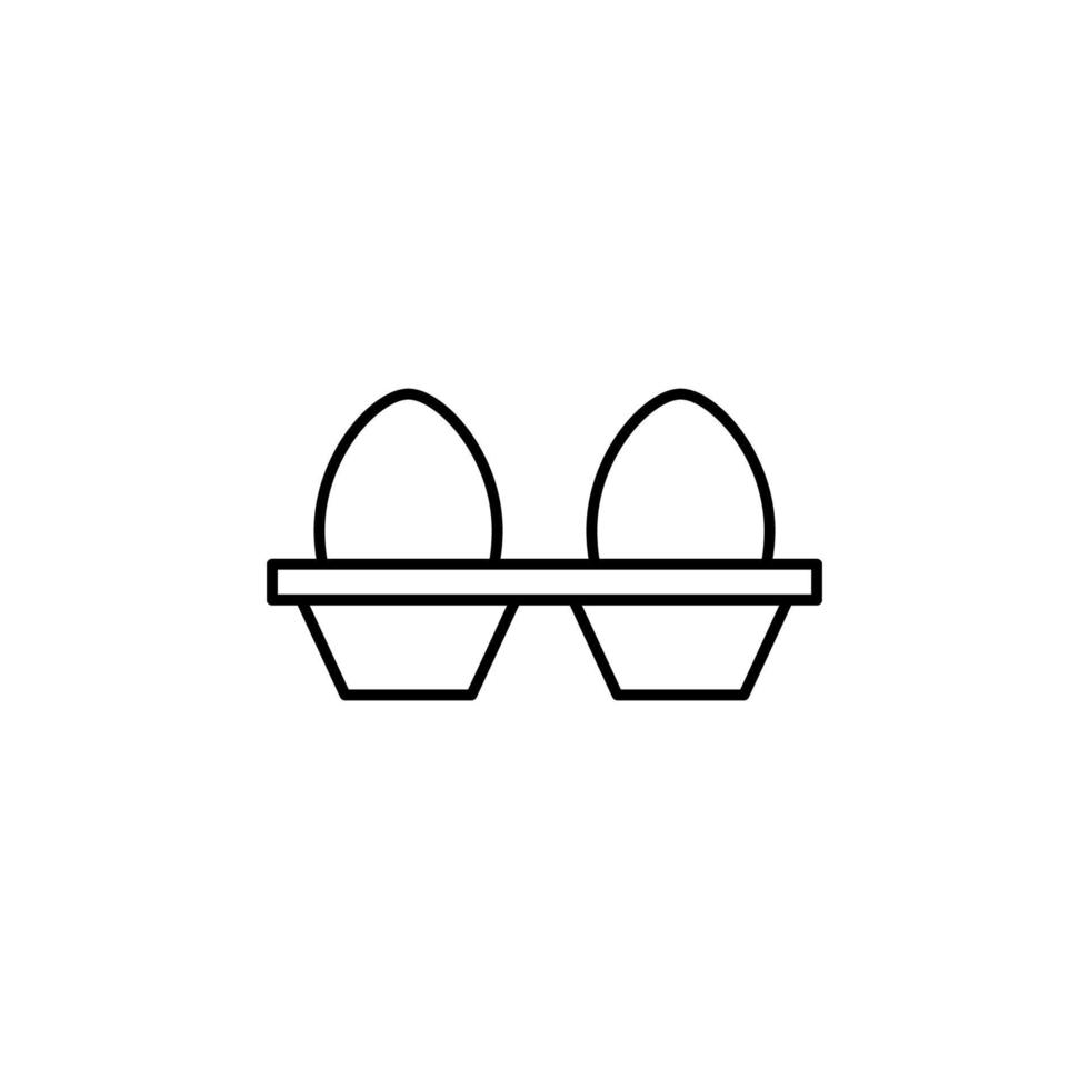 ovos dentro a pacote vetor ícone ilustração