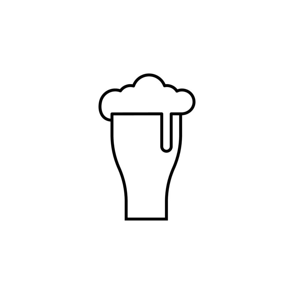 cerveja, Preto cerveja, Irlanda vetor ícone ilustração