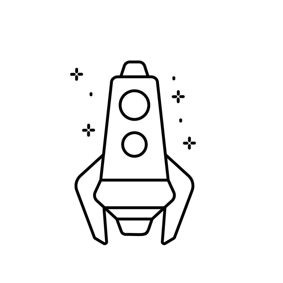 nave espacial vetor ícone ilustração