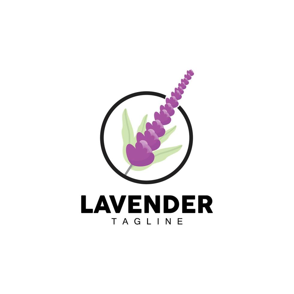 lavanda logotipo, mão desenhado Casamento plantar projeto, agricultura vetor, símbolo ilustração modelo ícone vetor