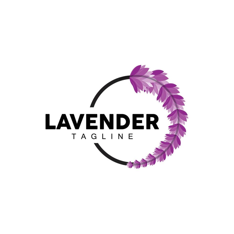 lavanda logotipo, mão desenhado Casamento plantar projeto, agricultura vetor, símbolo ilustração modelo ícone vetor