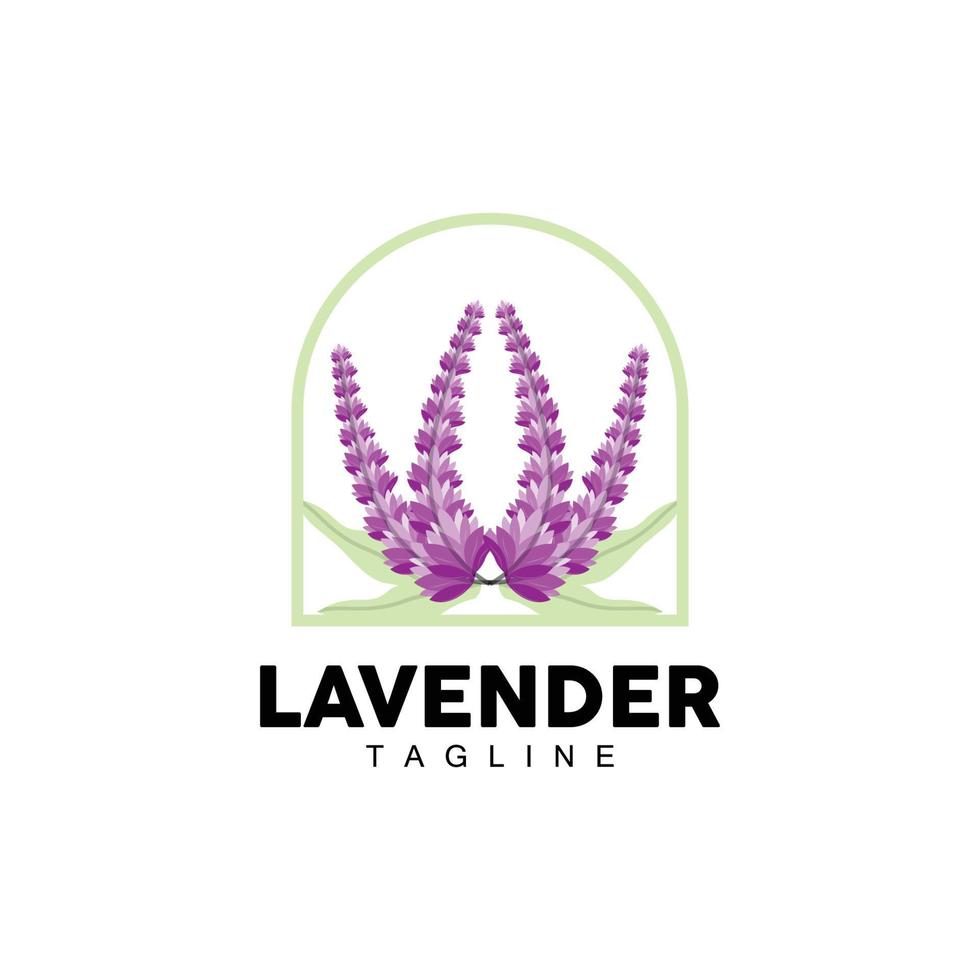 lavanda logotipo, mão desenhado Casamento plantar projeto, agricultura vetor, símbolo ilustração modelo ícone vetor