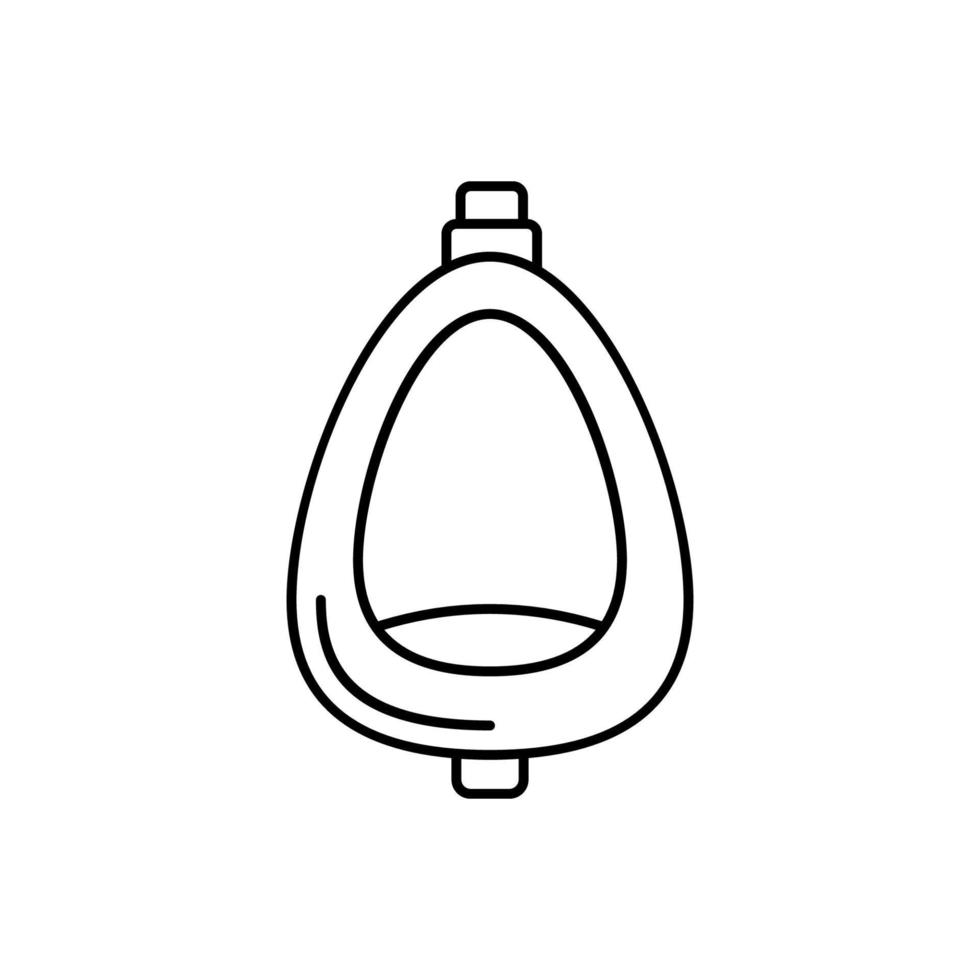 mictório, banheiro vetor ícone ilustração