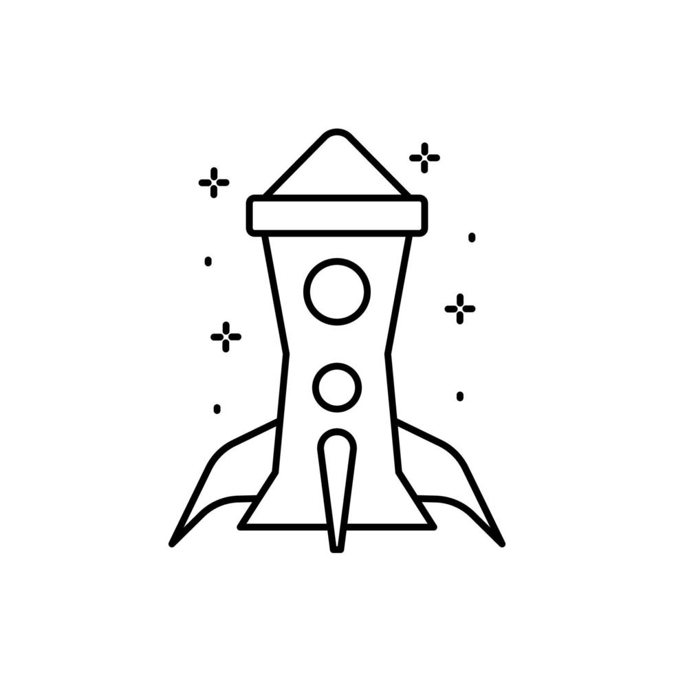 nave espacial vetor ícone ilustração