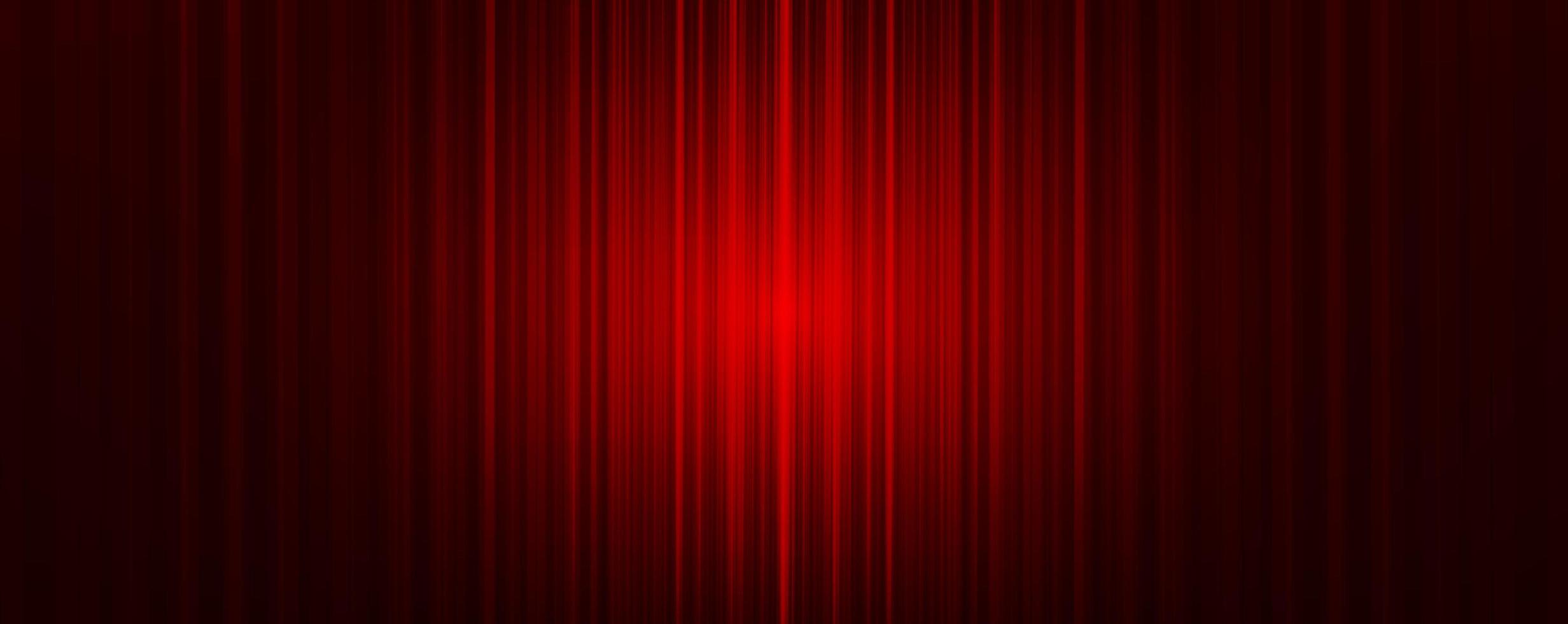 cortina vermelha de vetor com fundo de palco claro, estilo moderno.