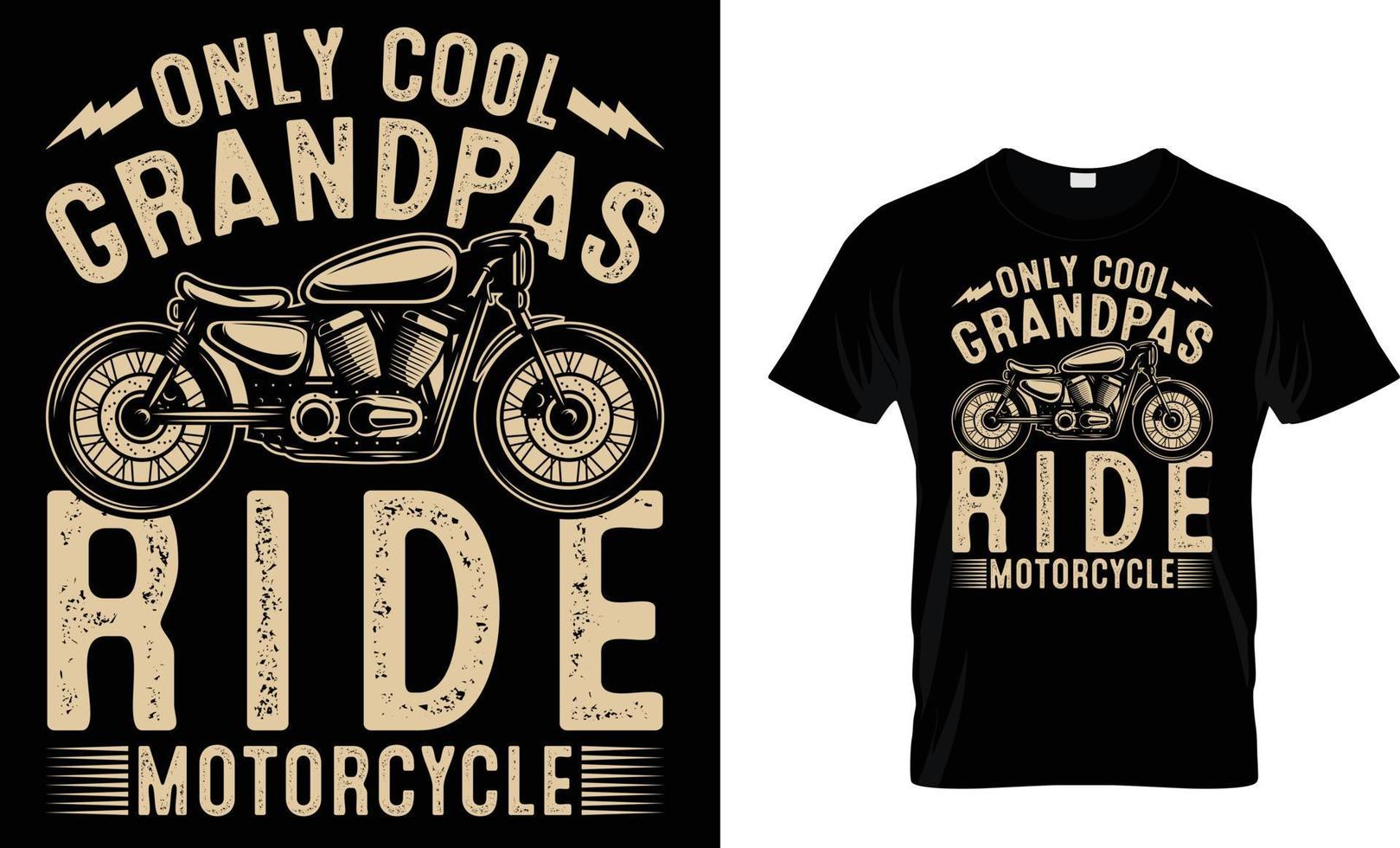 design de camiseta de moto vetor