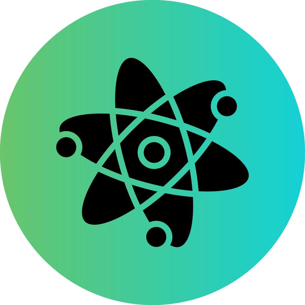 design de ícone de vetor de átomo