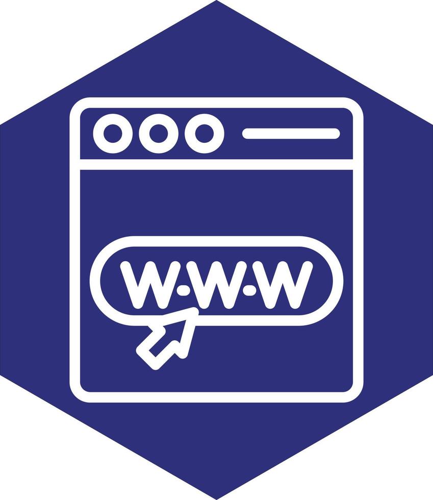 página da web vetor ícone Projeto