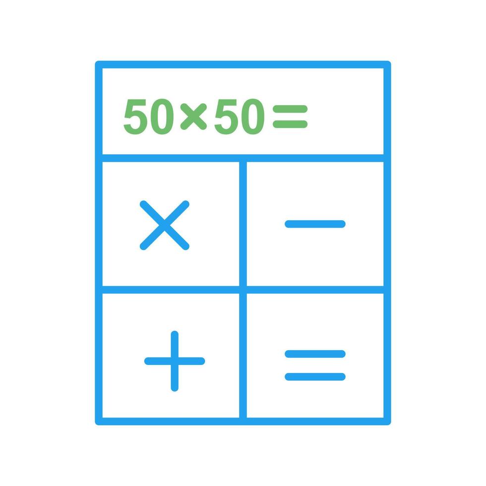 ícone de vetor de cálculos