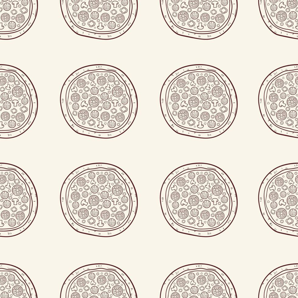 pizza padronizar vetor Projeto ilustração