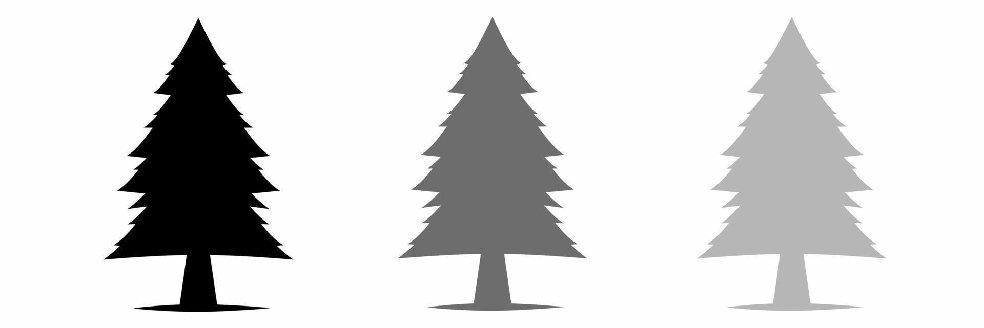 crismas árvore ícone símbolo ilustração conjunto para negócios. vetor