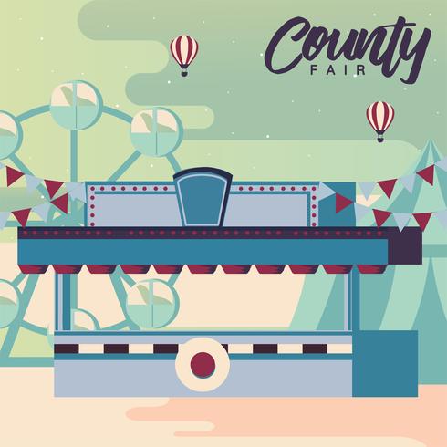 Projeto de vetor de County Fair