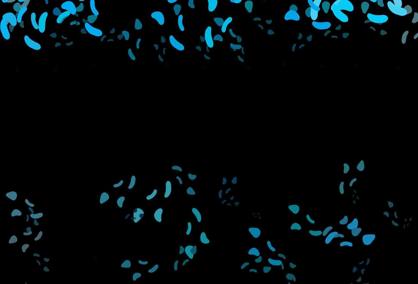 modelo de vetor azul escuro com formas de memphis.