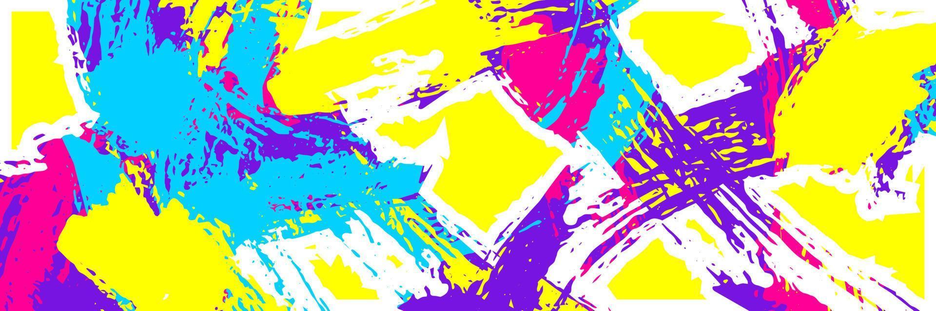 moderno colorido fundo grunge escova golpes. texturizado fundo adequado para bandeiras, histórias, social meios de comunicação Postagens, padrões, etc. vetor