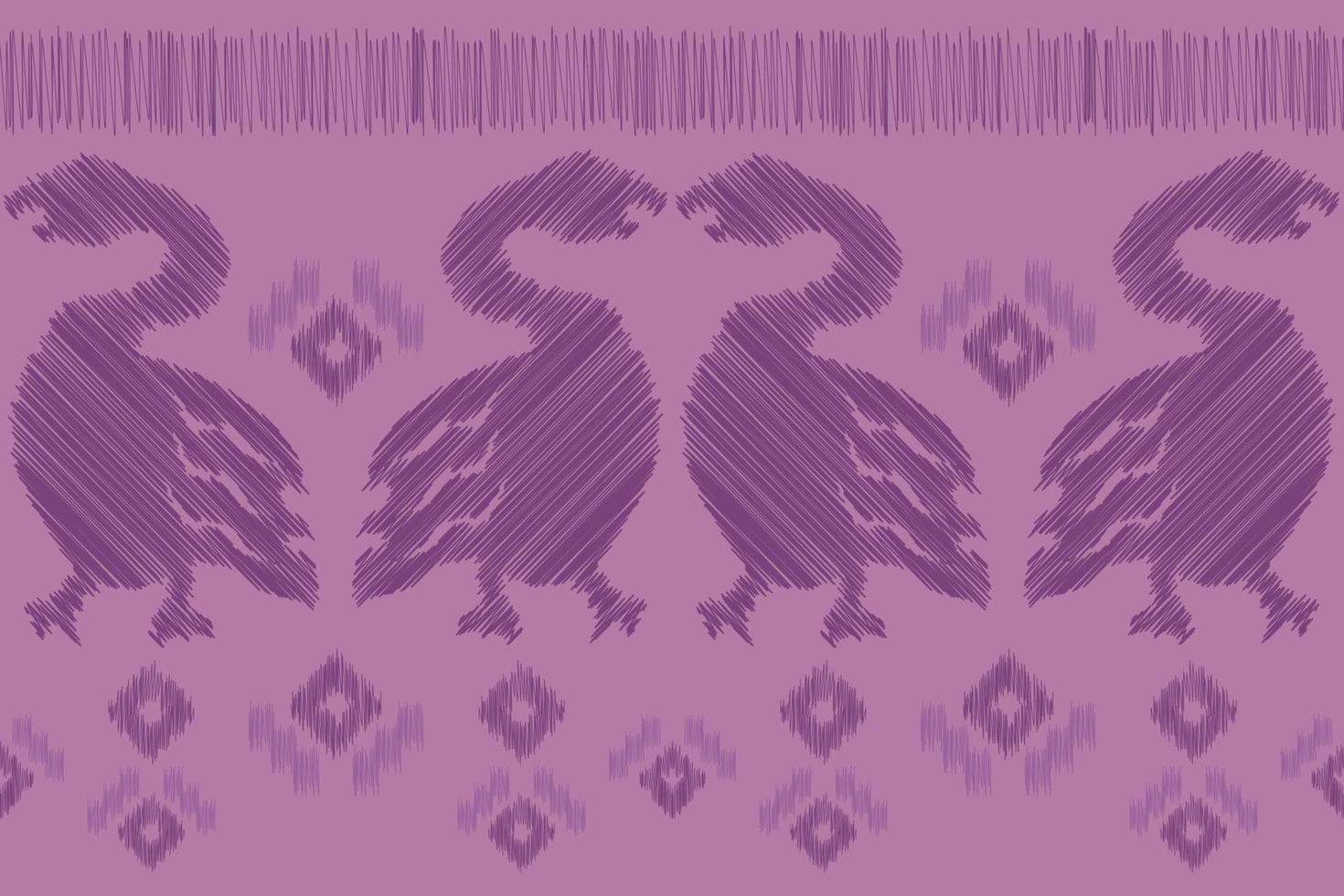 étnico ikat tecido padronizar geométrico estilo.africano ikat bordado étnico oriental padronizar tolet roxa fundo. resumo,vetor,illustration.for textura,vestuário,scraf,decoração,tapete. vetor